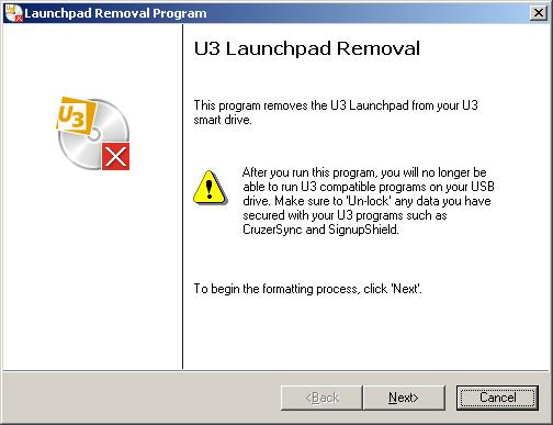 U3 Removal 1